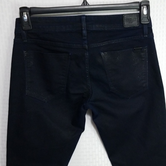 Ladies Sinclair jeans indigo blue with shimmer - Picture 5 of 7